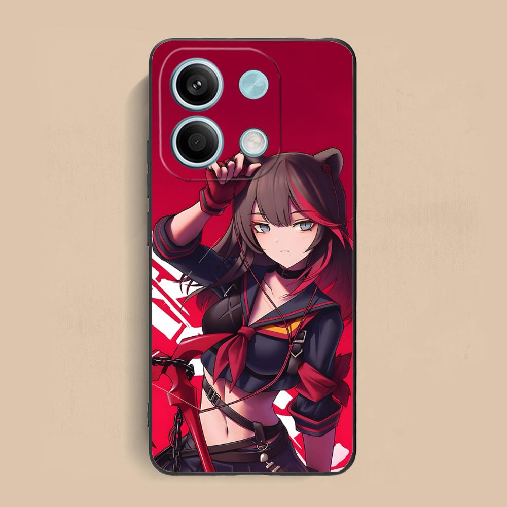 Arknights Zima Matte TPU Mobile Phone Case for Xiaomi Redmi Note 14 13 12 11 S Pro Plus 4G 5G Colorful Printing Cover