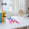 3D-gedruckte Katzenfigur Bewegliche Gelenke Katzenfigur Gelenkiges Tiermodell Spielzeug Heim Büro Bücherregal Schreibtischdekoration Ornament