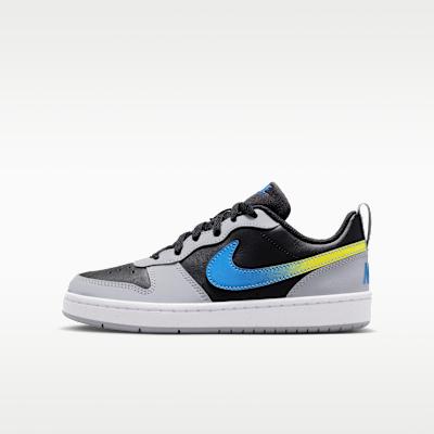 Nike Court Borough Synthetic Leather Low top Kids Skateboarding Shoes 38