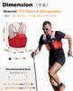 TRIWONDER Running Backpack for Trail and Hydration Black Bag inches 2.5L Running, Marathons, (Blue & - Only, L/XL - 42-45 (Bust))