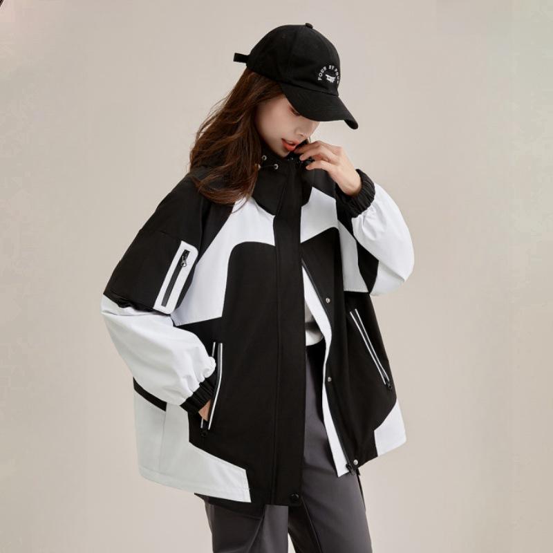 New Women's Winter Short Outdoor Korean Style Loose Overalls Cotton Jackets Thickened Cotton Jackets
