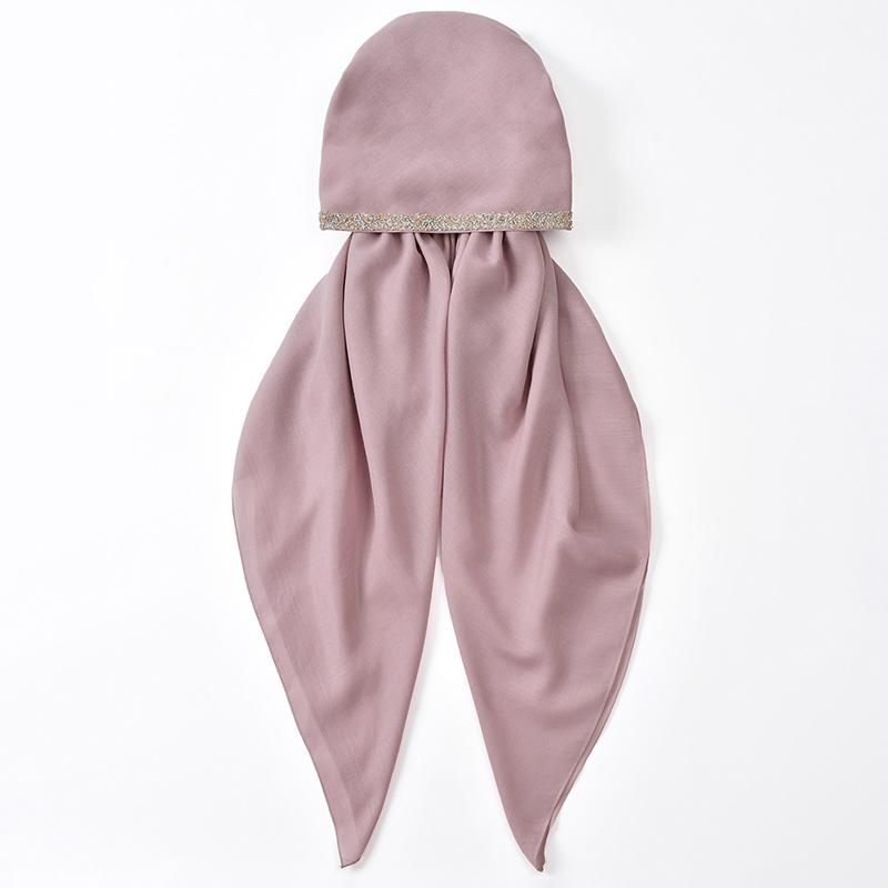 Premium Diamant Baumwolle Elastisches Stirnband Kappe Für Frau Muslimischer Hijab Hut Damenmode Sofortiger Schal Islamischer Turban 75*25cm