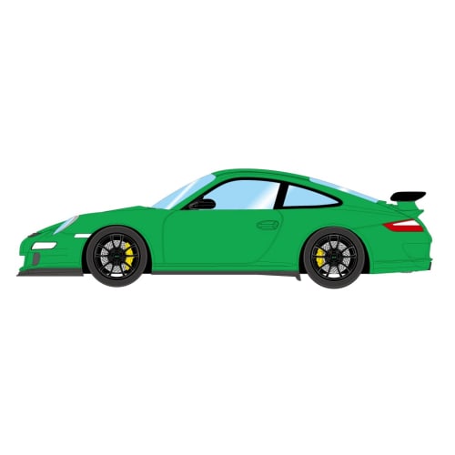 

EIDOLON 1/43 Scale Porsche 911 (997) GT3 RS 2007 Green Finished Product