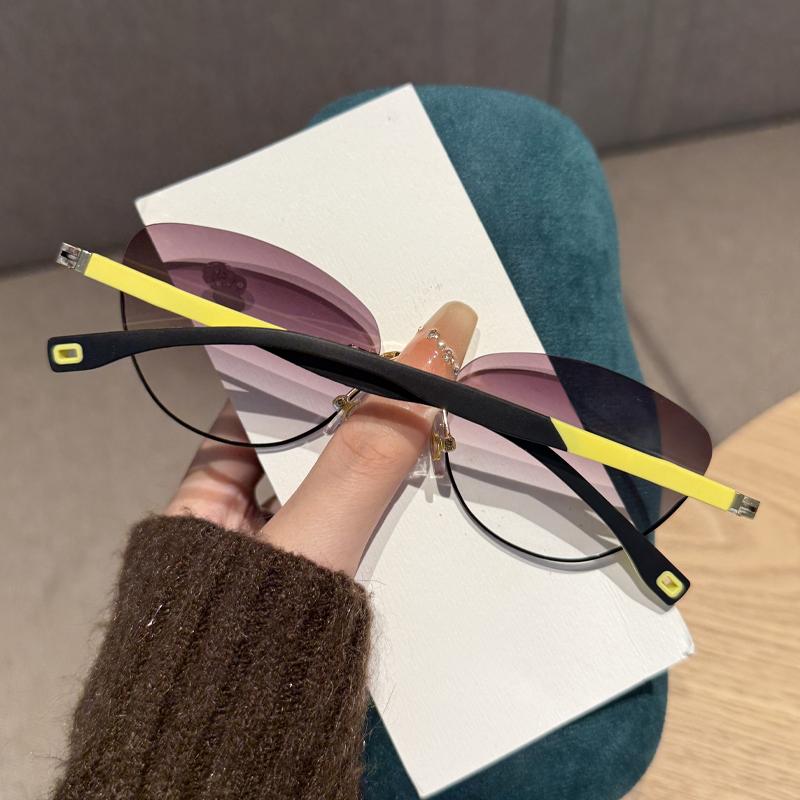 Retro Cat-eye Presbyopia Glasses Fashionable Outdoor Sports Sun Protection Men's and Women's Reading Glasses Diopter To +4.0