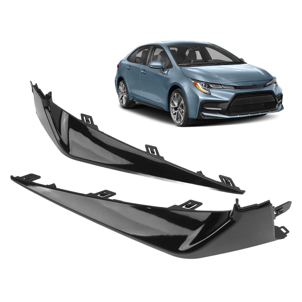 1 Pair Front Bumper Grill Lower Trim Molding 52112 02110 Left Right Replacement for SE 2020 52113 02030