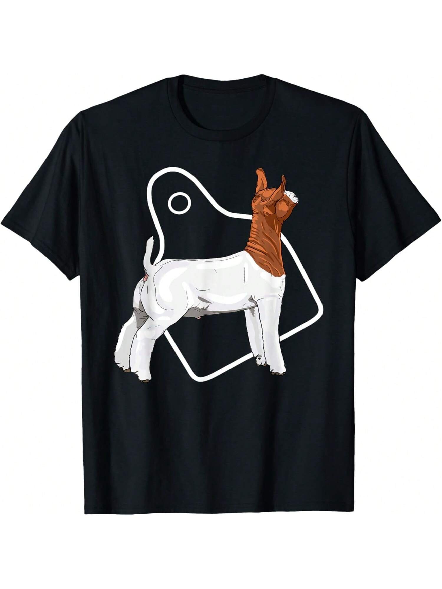 

Show Market Wether Boer Goat And Eartag T-Shirt XXXXXL чёрный