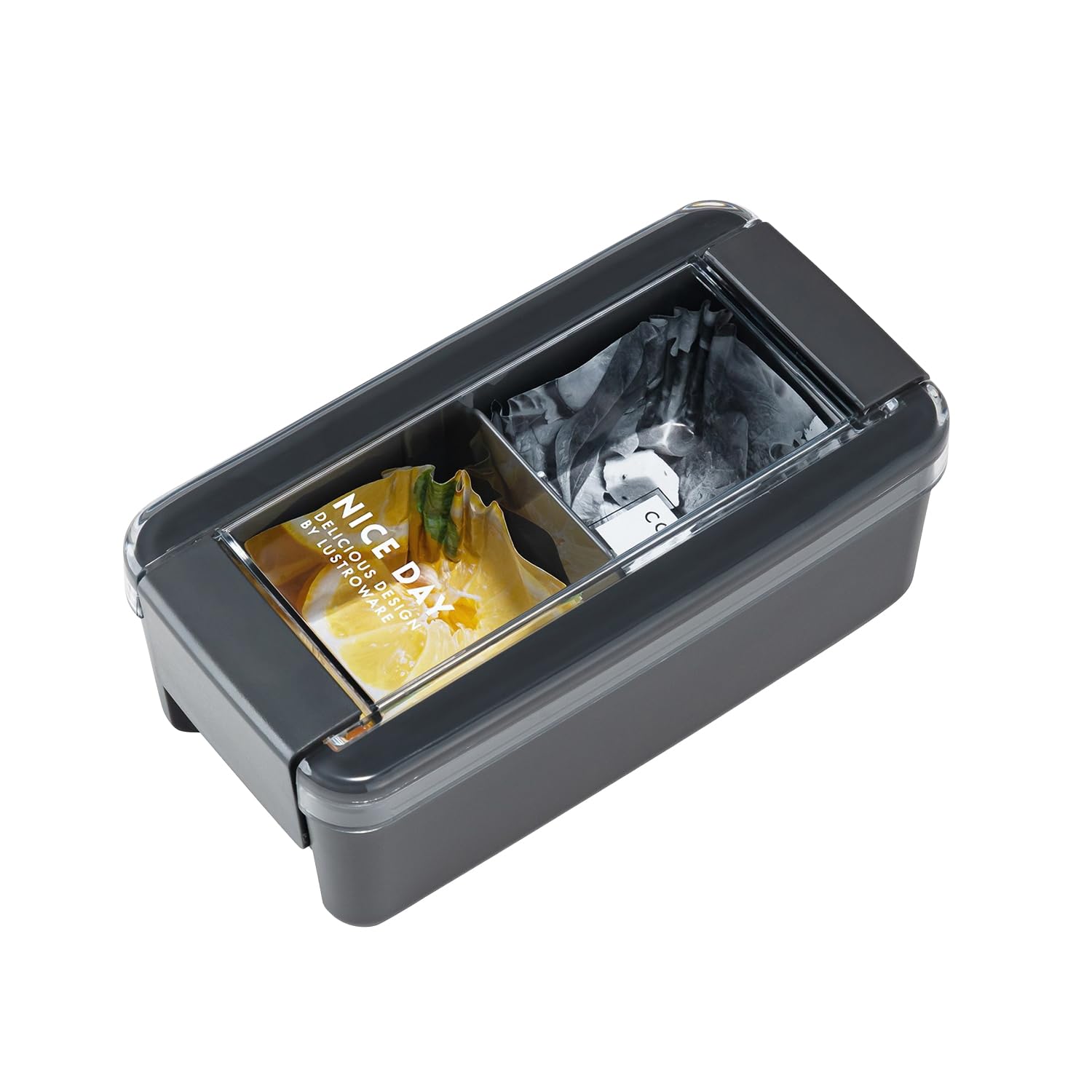 Промышленная посуда Iwasaki Lastroware Легкий уход Ланч-бокс 1 Аг Антибактериальный, для микроволновой печи и посудомоечной машины СЕРЫЙ Коробка, Ярус, Серый, Пятноустойчивый, Безопасный, B-1487 серый