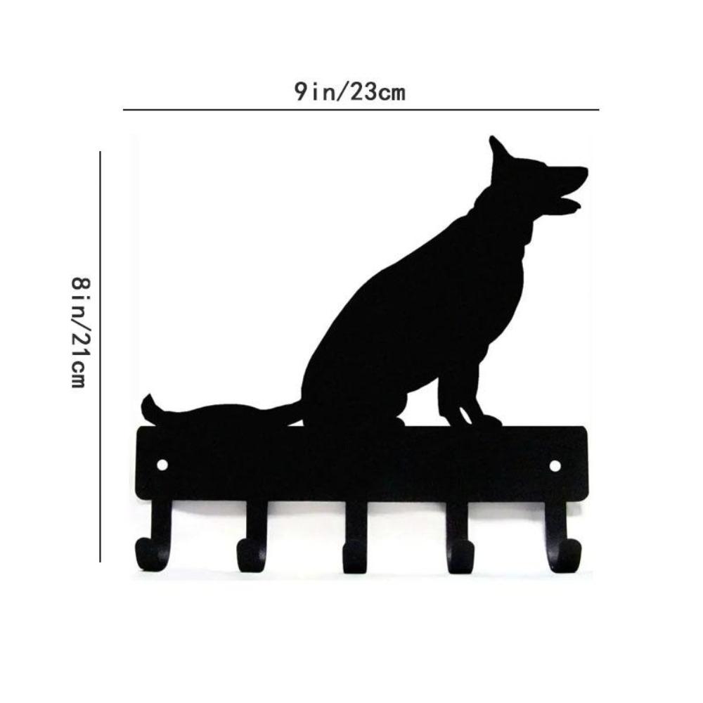 Rottweiler Key Leash Wall Hanger 22.9x23.8cm Pet Wall Art