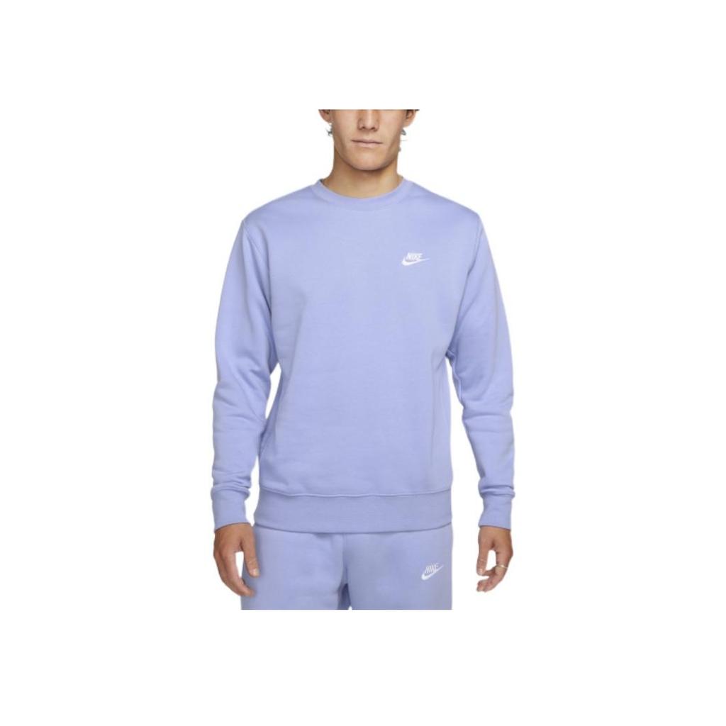 Nike Sportswear Club Crew Sweatshirt With Logo Print Men Sweatshirt Light-Purple BV2663-569