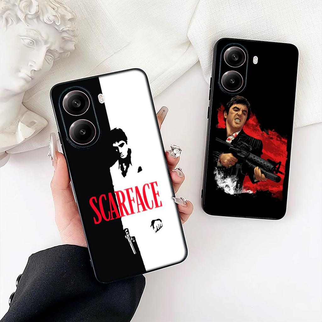 S-Scarfaces Al Pacinos Tonys Montanas Cover for Xiaomi Poco C85 C65 C75 X7 X6 M6 M8 F7 F8 Ultra F6 Pro Casing Coque Case