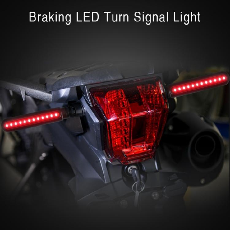 Motorrad Seitenspiegel LED Blinker Leuchte Sequenziell Fließender Blinker 2 Stück