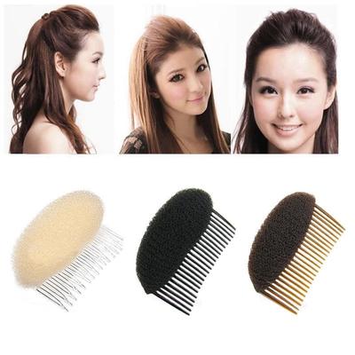 Styling per capelli Volume Bouffant Beehive Shaper Bumpits Foam su pettine trasparente regalo di Natale