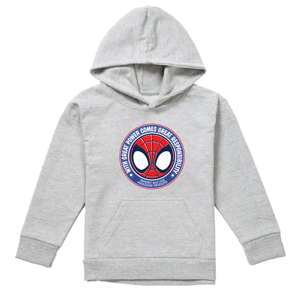 Spidey und seine Superfreunde Kinder/Kinder Große Verantwortung Abzeichen Pullover Hoodie