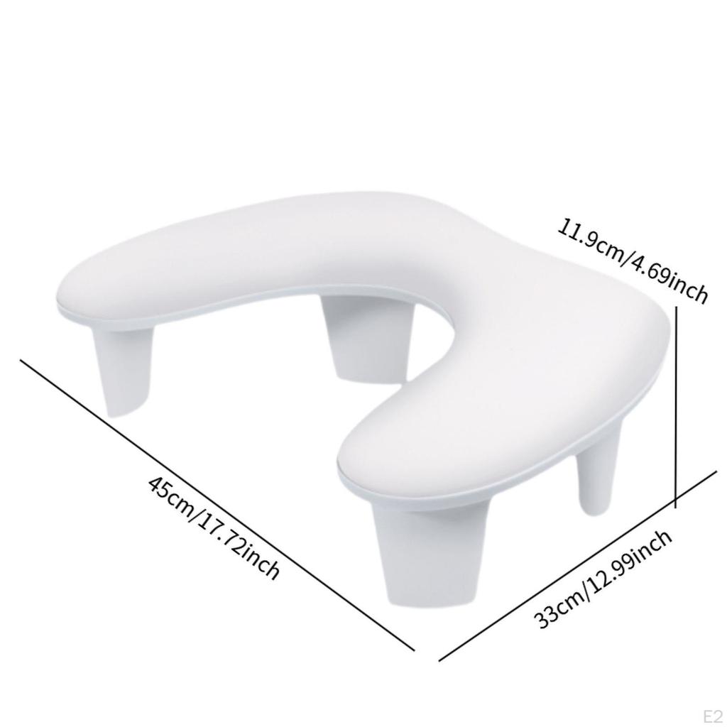 Manicure Arm Rest ,Manicure Nail Tool ,U Shaped, Station ,Soft, Hand Pillow Armrest for