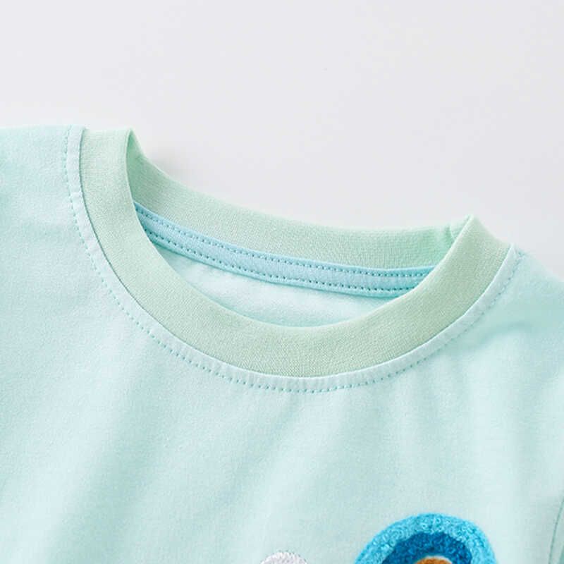 Malwee Girl Long Sleeves Homewear Fall and Winter New Arrival Girl Cartoon Print Top Pants Kids Pure Cotton Suit