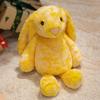 Jelly Lop-Eared Rabbit Plush Toy – Floral Cloth Doll, Christmas Gift for Girls
