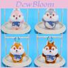 Plush Squirrel Keychain With Soft Polyester Filling For Girls Bag Decoration