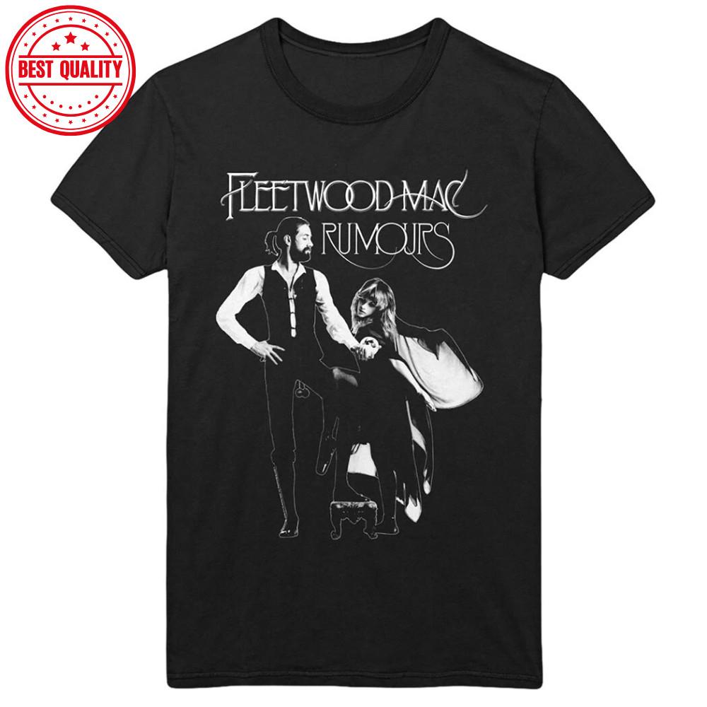 Fleetwood Mac T-Shirt Rumours Album Official Black - Fleetwood Mac Rumours Shirt M