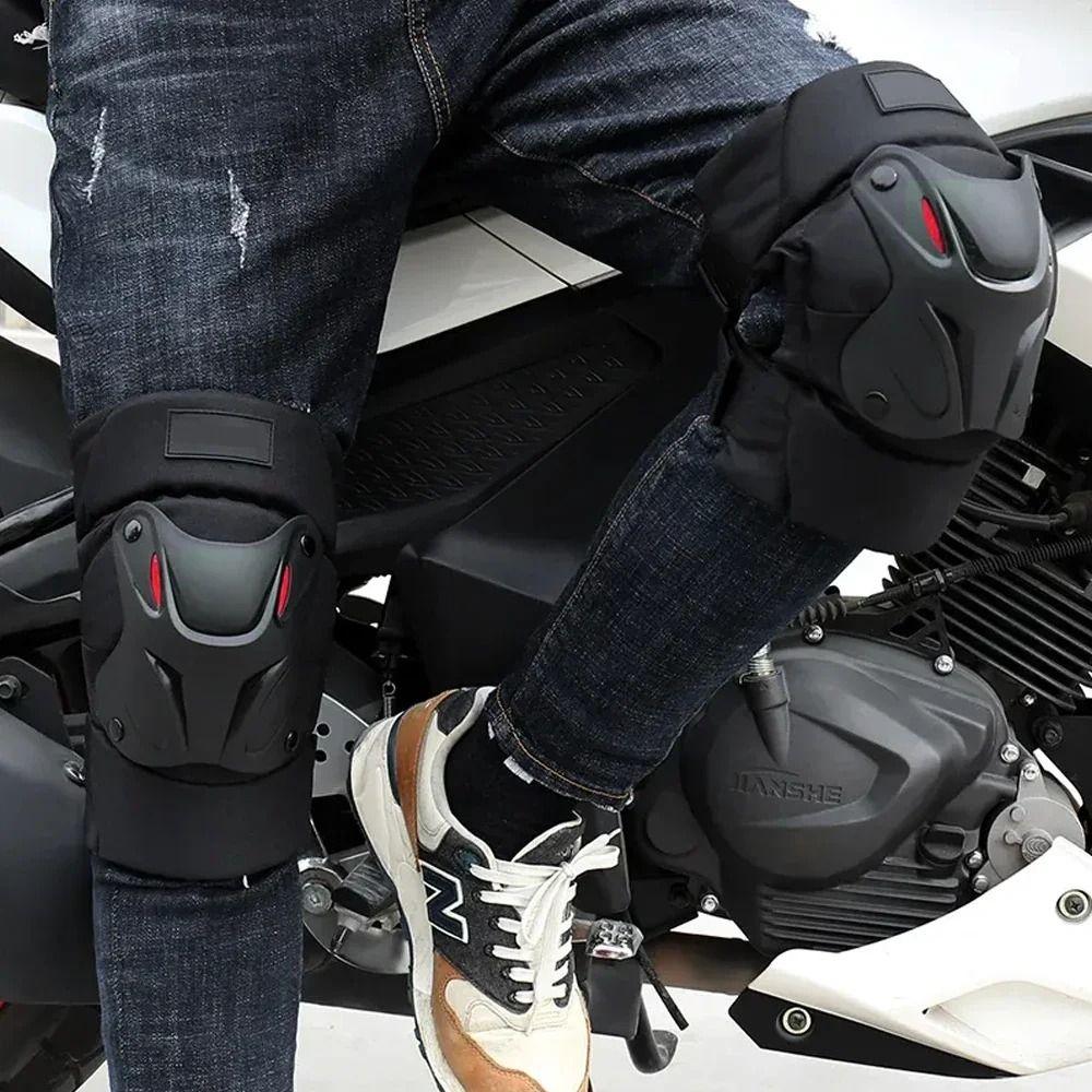 Breathable Motorcycle Kneepad Anti-fall Elbow Protector Motorbike Motocross Knee Guard  MTB Riding