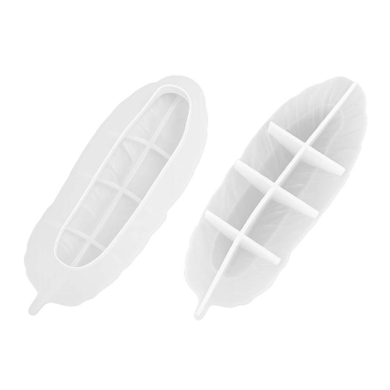 Realistic Silicone Leaf Mold Handmade Plate Molds for Chocolate Craft Projects Flexible Easy Releasing Dishwasher Safe