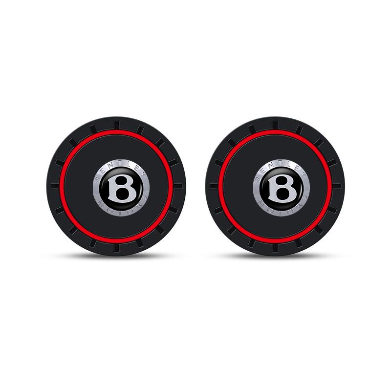 

Car Cup Holder Insert Coasters Non-Slip Anti-Spill Design for New Bentley Flying Hurtling Spur Continental GT Bentayga Mulsanne
