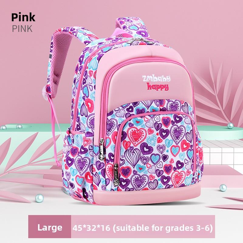 Large Capacity Lightweight Backpack Waterproof Durable Travel School Bag for Kids Boys Girls Grade 1-6 Cartoon Cute Design