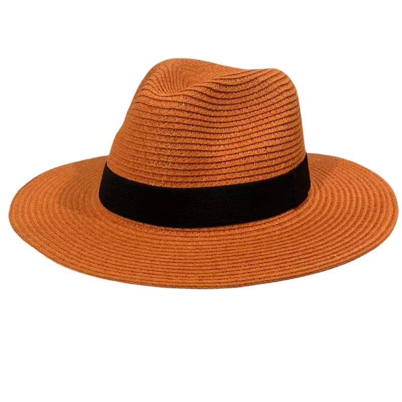 Foldable Wide Brim Sun Protection Hat for Men And Women Outdoor Travel Beach Caps Summer Soft Top Straw Cap