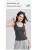 Women's Summer Tencel Lyocell U-Neck Knit Vest, Sleeveless with Narrow Shoulders - Stylish Inner or Outer Layer Top