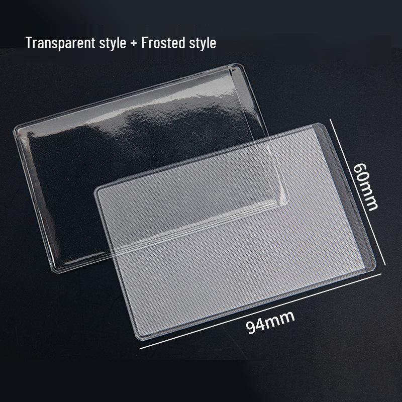 

Матовый антимагнитный прозрачный держатель для ID, банковских, IC и членских карт.