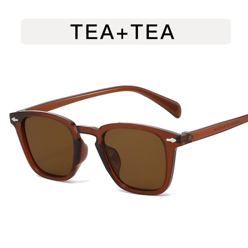 Square Shape Eyeglass Frames Women Rivets Decoration Anti Blue Light Men Glasses Campus Style Glasses Women