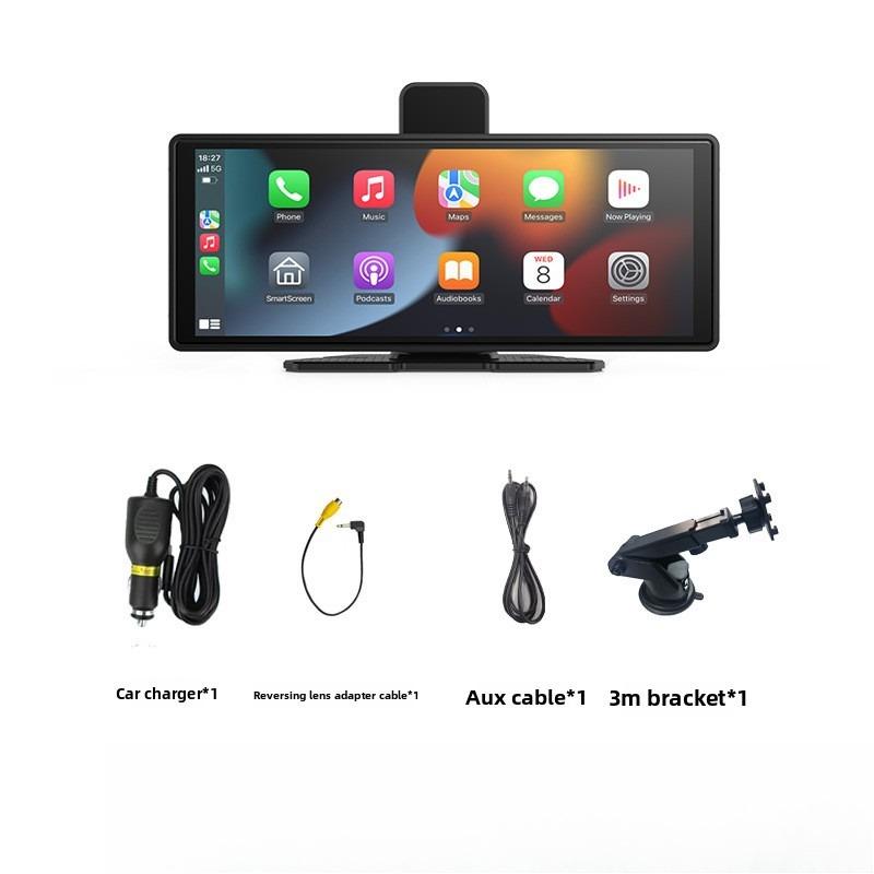 

GPS Navigation for Car 10Inch Portable Wireless Carplay Android Auto Screen AR Stereo Audio Receiver Mirror Link