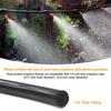 10M-30M DIY Automatic Plant Watering System Mist Irrigation Kit, 1/4" Drip Tubing with Two-Ways Connector and Locking Misters
