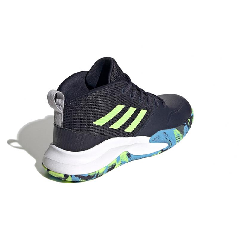 Adidas Own The Game J Wide 'Legend Ink Signal Green' Sneakers FW4566
