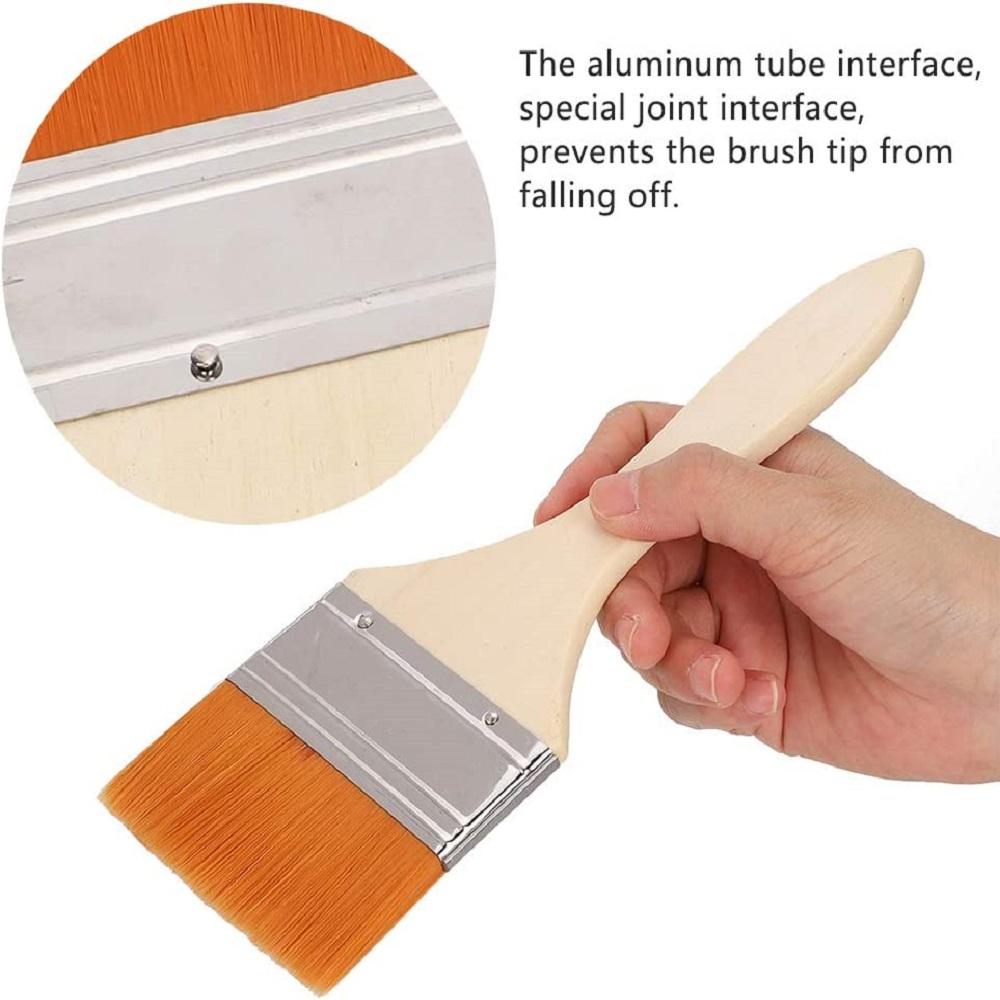 4Pcs Paint Brush Set For Wood/Wall/Furniture