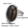 Vintage Adjustable Ring Women Men Emotion Feeling Changing Color Mood Temperature Couple Ring Jewelry