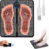 EMS Foot Massager Electric Massage Mat with USB Charging Foot Relaxation Pads with 8 Modes 19 Levels Feet Muscle Stimulator