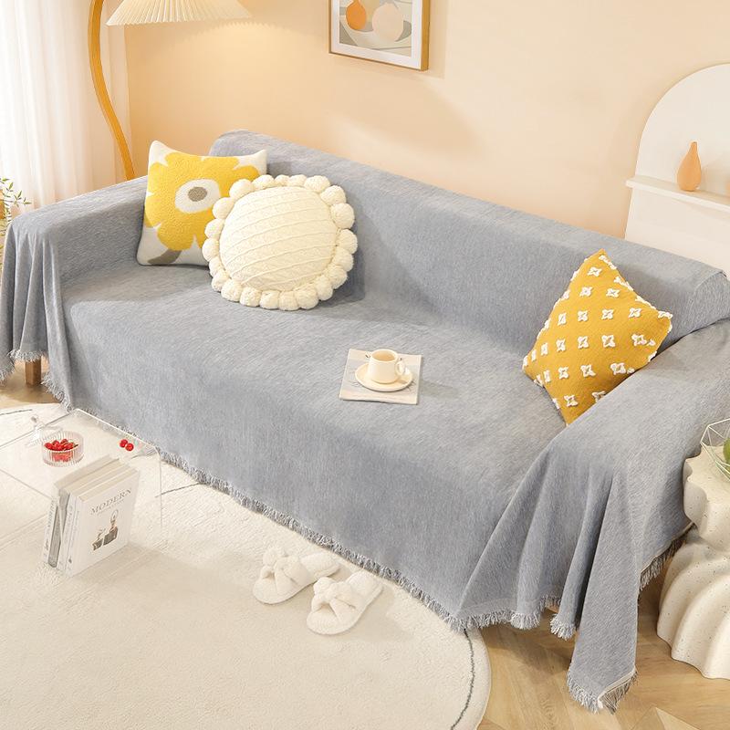 Anti-Scratching Sofa Cover Ins Style All-Inclusive Universal Cover Four Seasons Universal Sofa Cover Cloth Backrest Cover Towel Sofa Cover