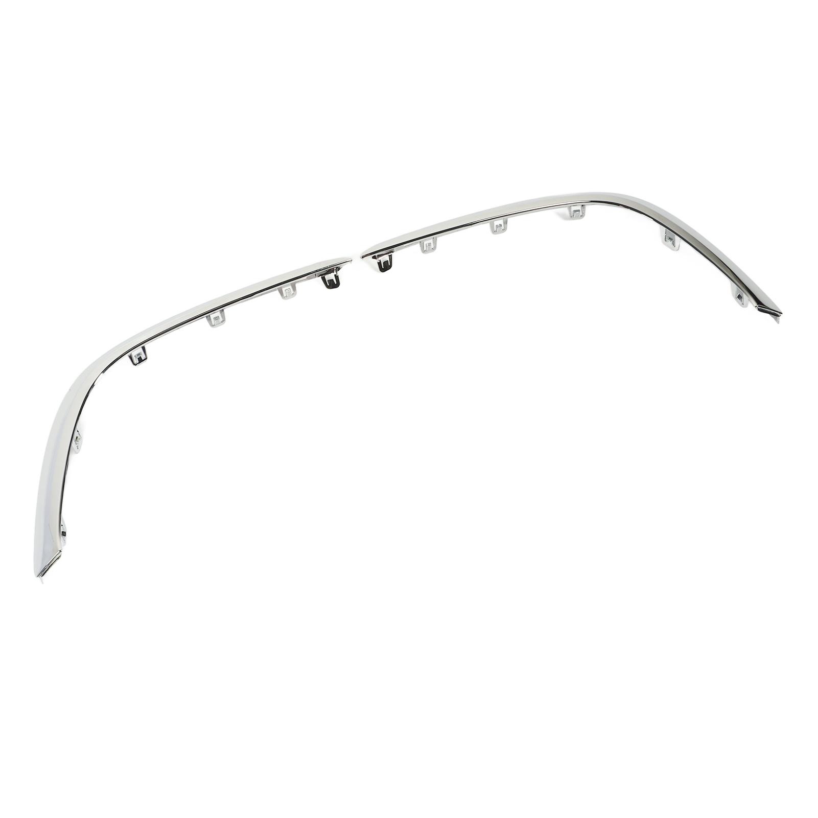 2pcs Lower Fog Grille Molding Trims Replacement For Benz E‑Class W213 Exclusive Line 2021 to 2023 Chrome 213 885