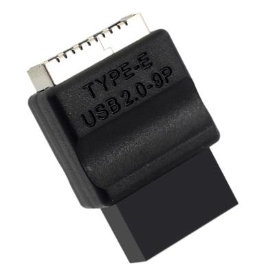 Motherboard-Erweiterungsadapter USB2.0 9-Pin Stecker auf Typ-E Buchse Adapter Stecker auf Buchse Adapter für Desktop-PC-Motherboard