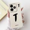 Casing For Xiaomi Redmi 13 Case Luxury Letter Cover For Redmi 12 13 Redmi13 Redmi12 4G Silicone Soft Shockproof Back Cover