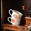 Ceramic Mug Creative Hand-painted Coarse Pottery Coffee Mug Office Afternoon Tea Milk Cup Juice Cup Water Cup Household Goods