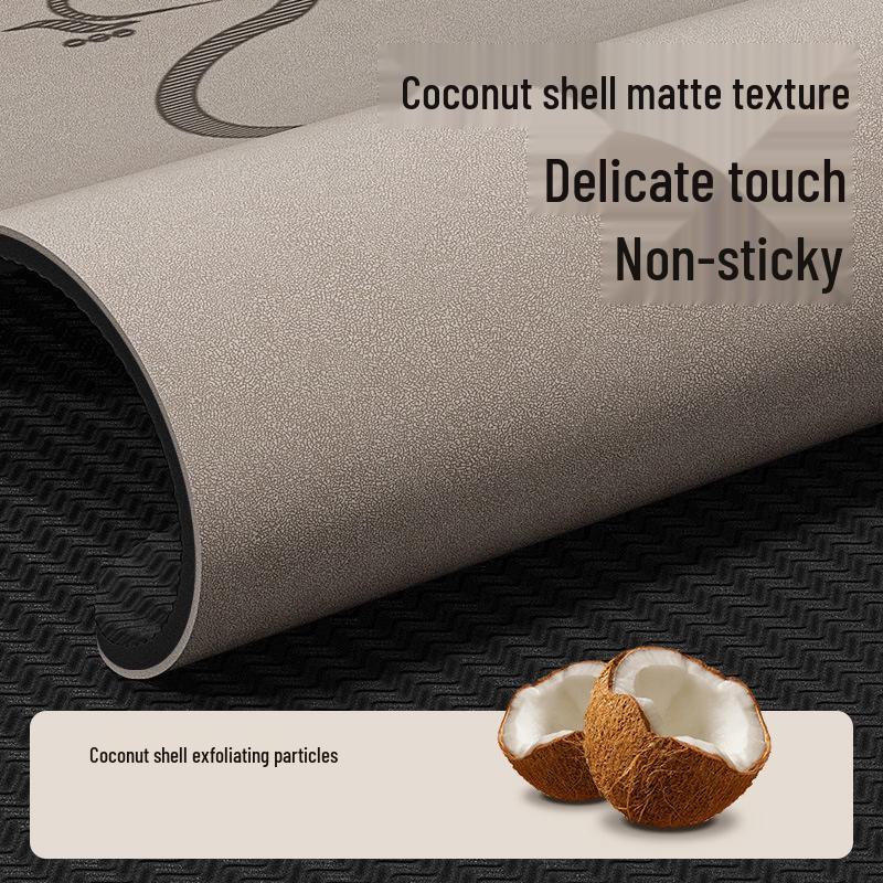 Xinjingzhou Coconut Shell Frosted PU Yoga Mat