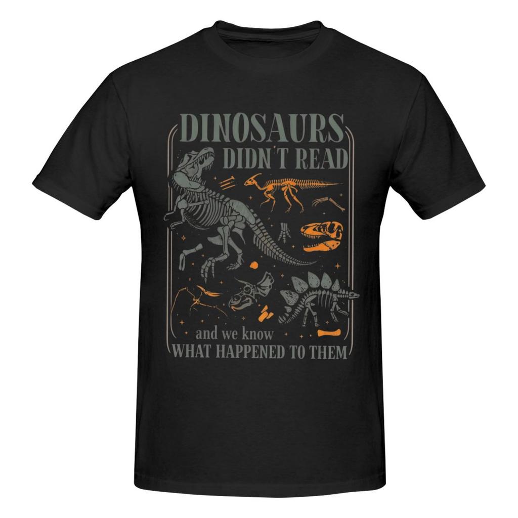 Dinosaurs Didnt Read 2026 T Shirts Graphic Y2k Anime Oneck Tshirts For Unisex Wounisex Clothing