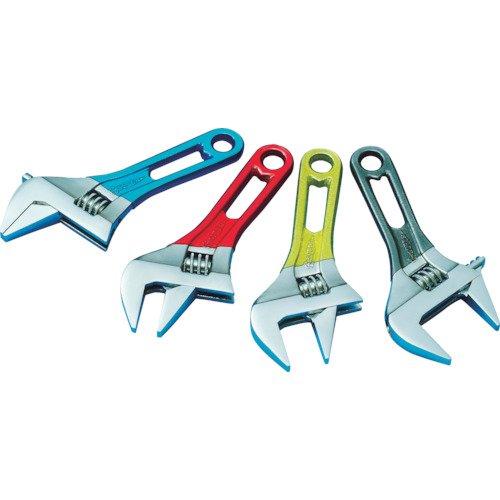 Super Wide Adjustable Wrench, Short Type (Yellow), Opening: 0-30