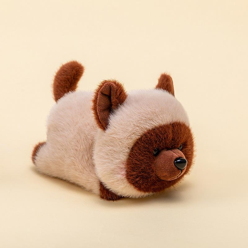 Cute Palm-Sized Chubby Animal Plush Toy for Desk or Play