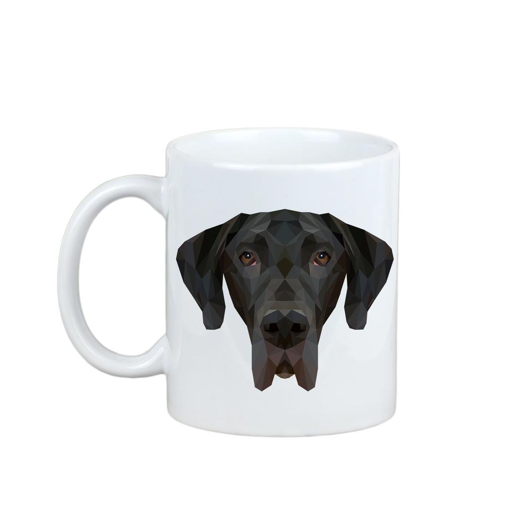 Dog Niemiecki I -Kubek Ze Zdjęciem I Napisem Geometryczny Pies Art-Dog