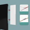 1 Magnetic Computer Screen Message Board, Erasable Desktop Office Monitor Side Whiteboard Memo Note Board, Refrigerator Cabinet Storage Rack Note
