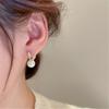 Delicate Floral Rabbit Ears Studs With Imitation Pearls Trendy Easter Jewelry For Women Fashionable Holiday Gift
