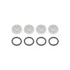 18mm Motorcycle Brake Master Cylinder Reservoir Sight Glass Len Gasket Universal Accessories Brake Master Cylinder Kit