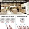 4 Gang Wi Fi Switch Module Wi Fi Intelligent Light Switch Voice Control APP Remote Control Share Function Independent